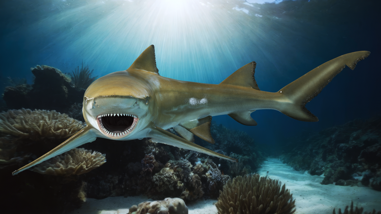 3D Negaprion Brevirostris Shark model