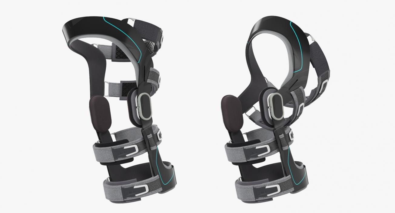 3D Upright Knee Brace model