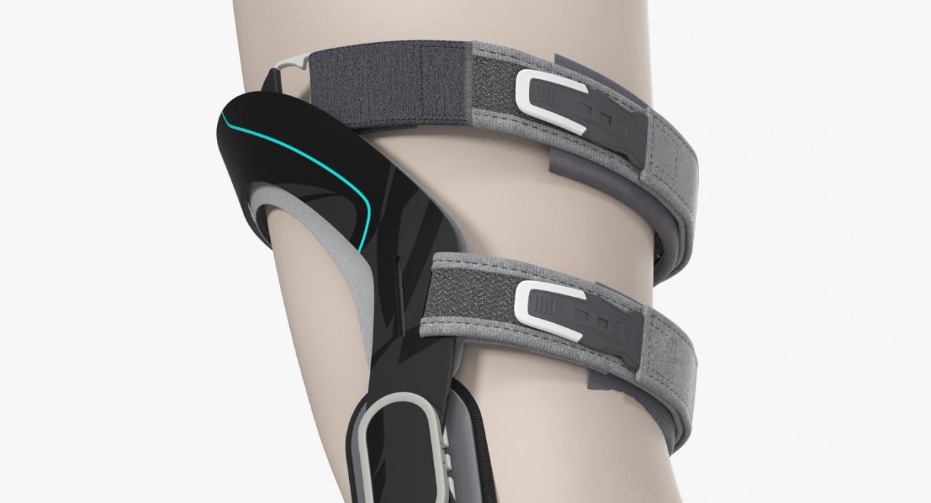 3D Upright Knee Brace model