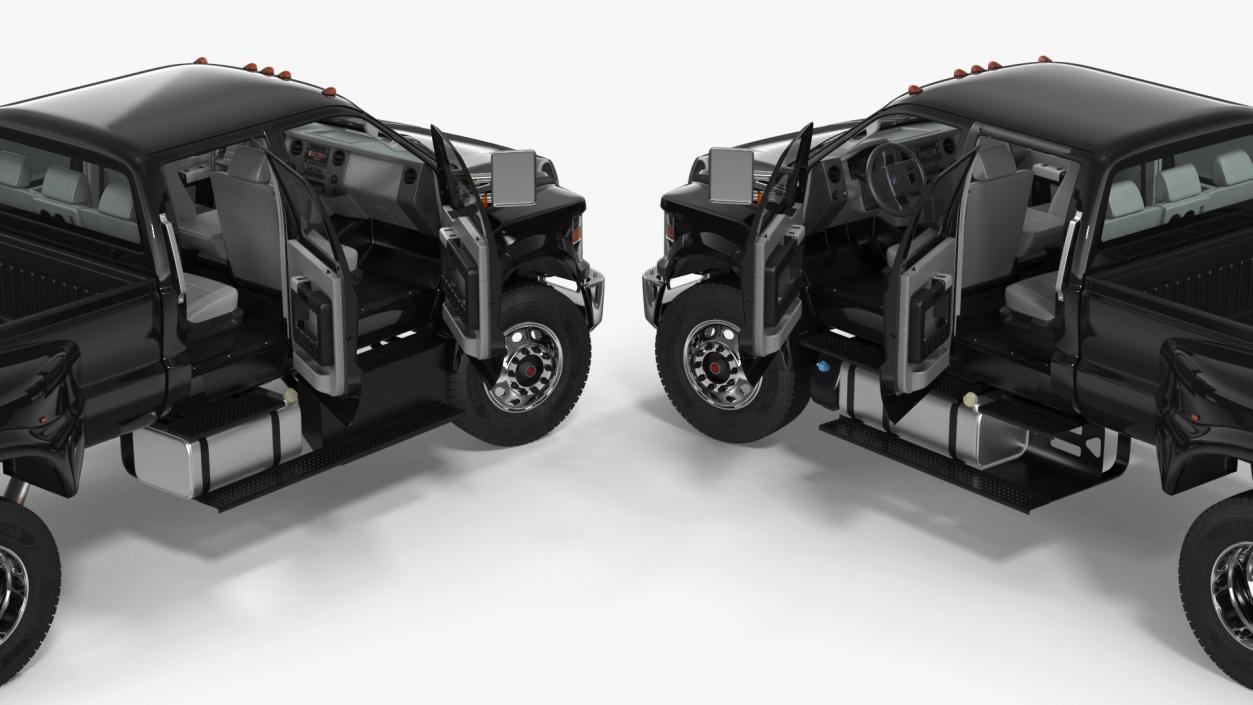 3D model Ford F-650 Supertrack Pickup Rigged