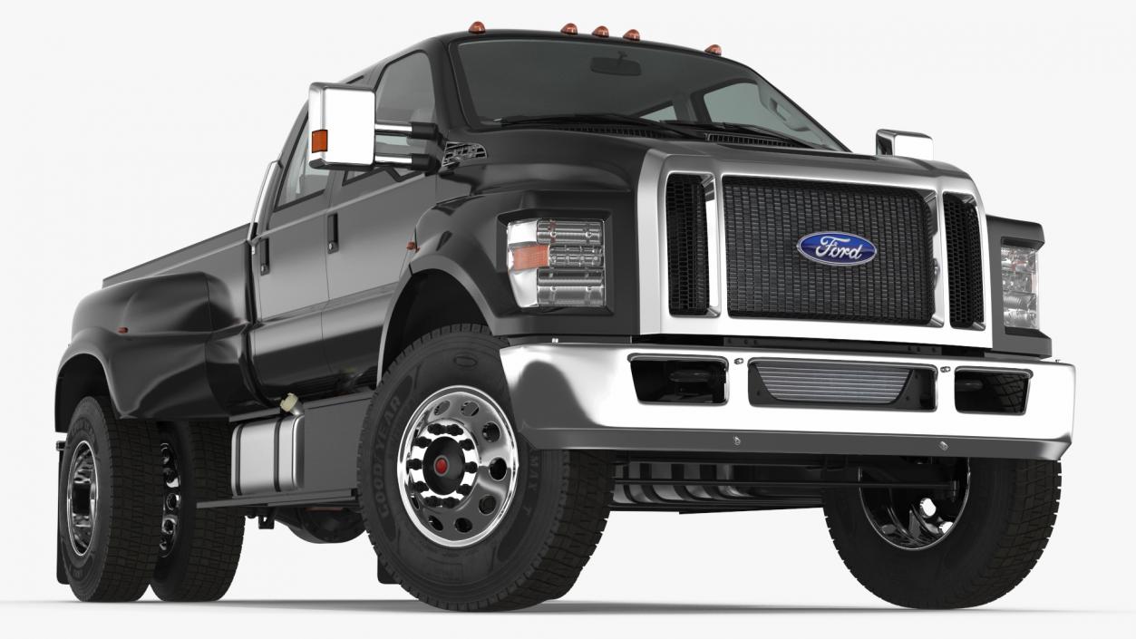 3D model Ford F-650 Supertrack Pickup Rigged