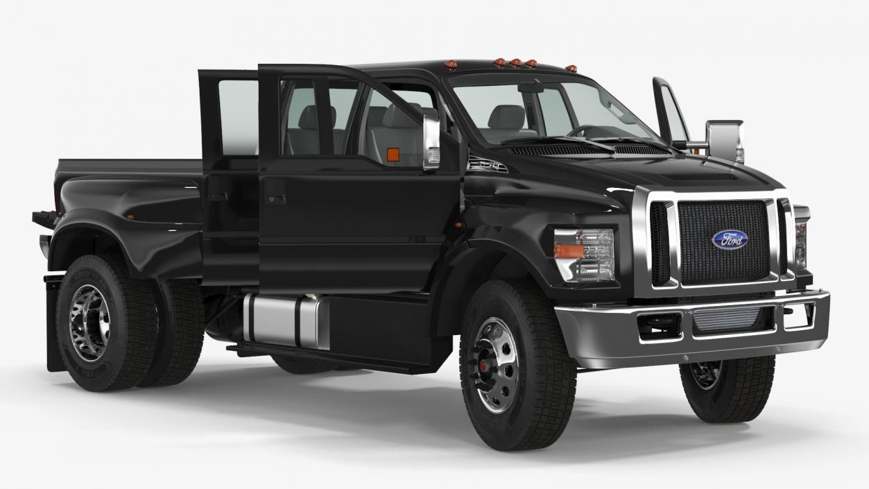 3D model Ford F-650 Supertrack Pickup Rigged