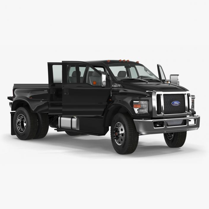 3D model Ford F-650 Supertrack Pickup Rigged