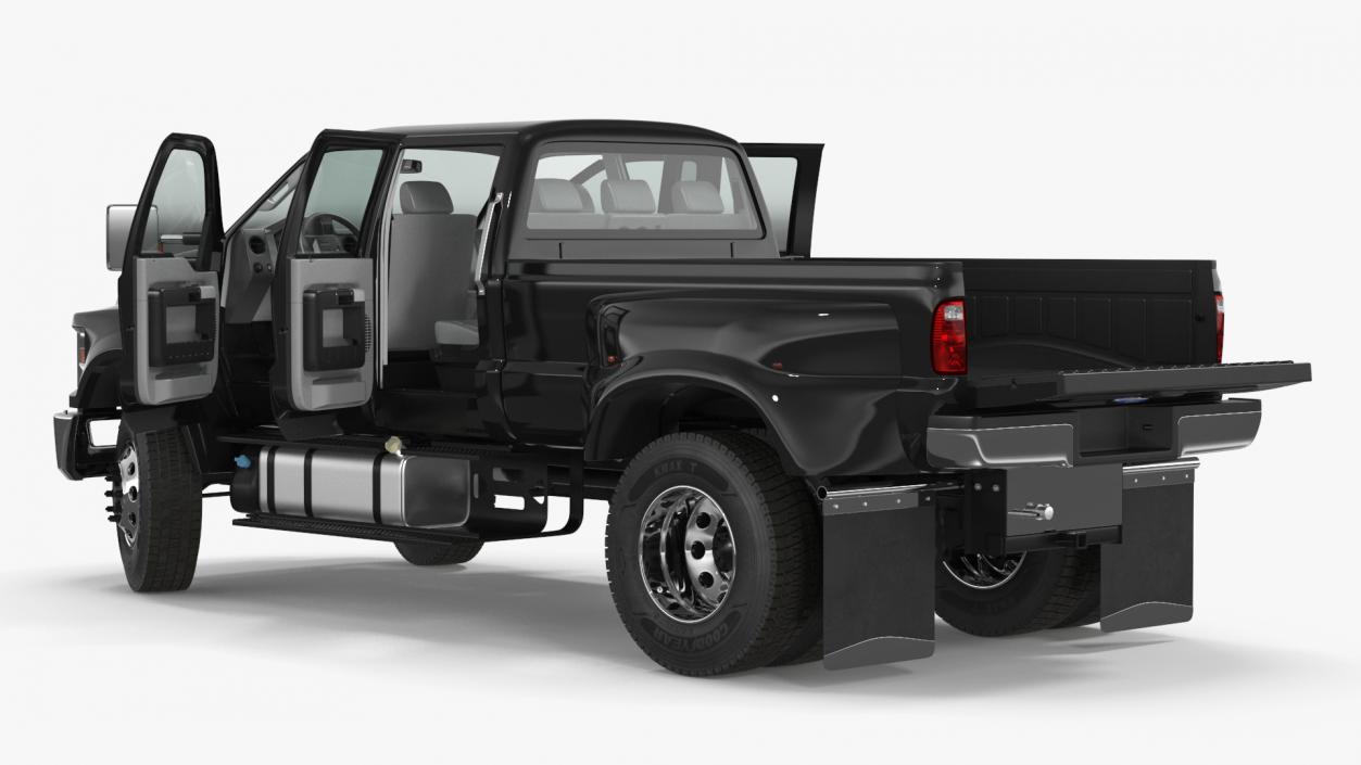 3D model Ford F-650 Supertrack Pickup Rigged