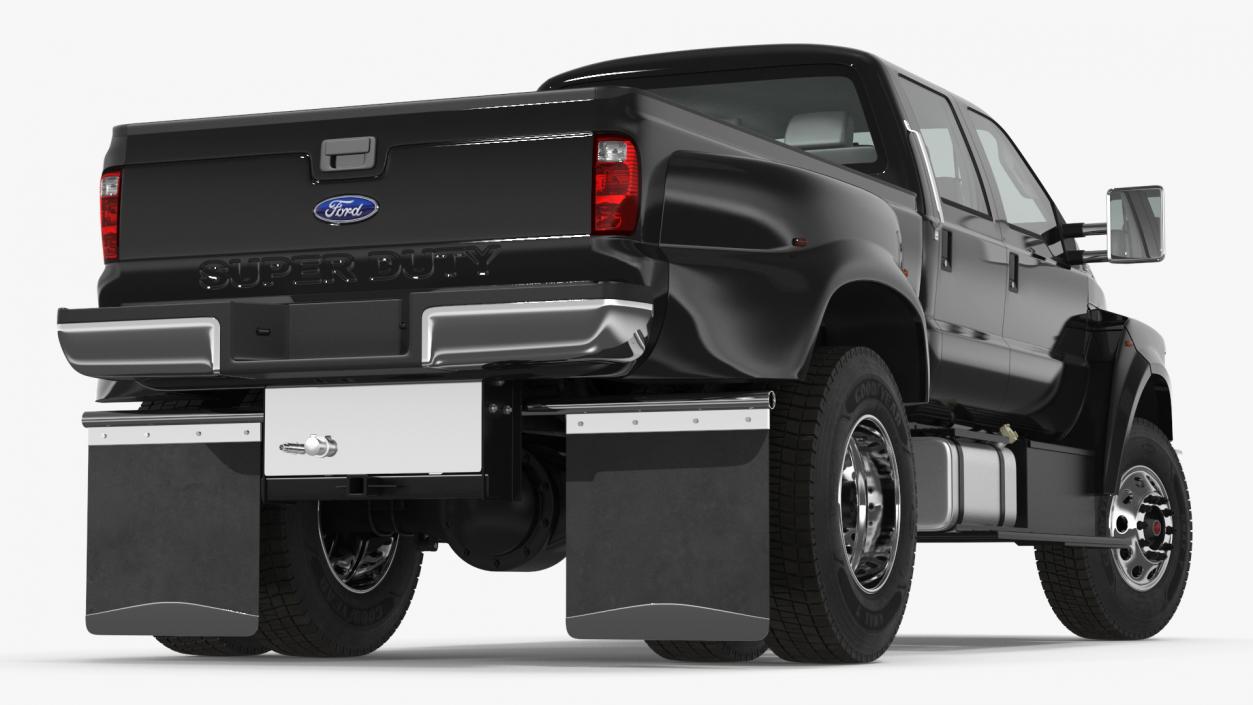 3D model Ford F-650 Supertrack Pickup Rigged