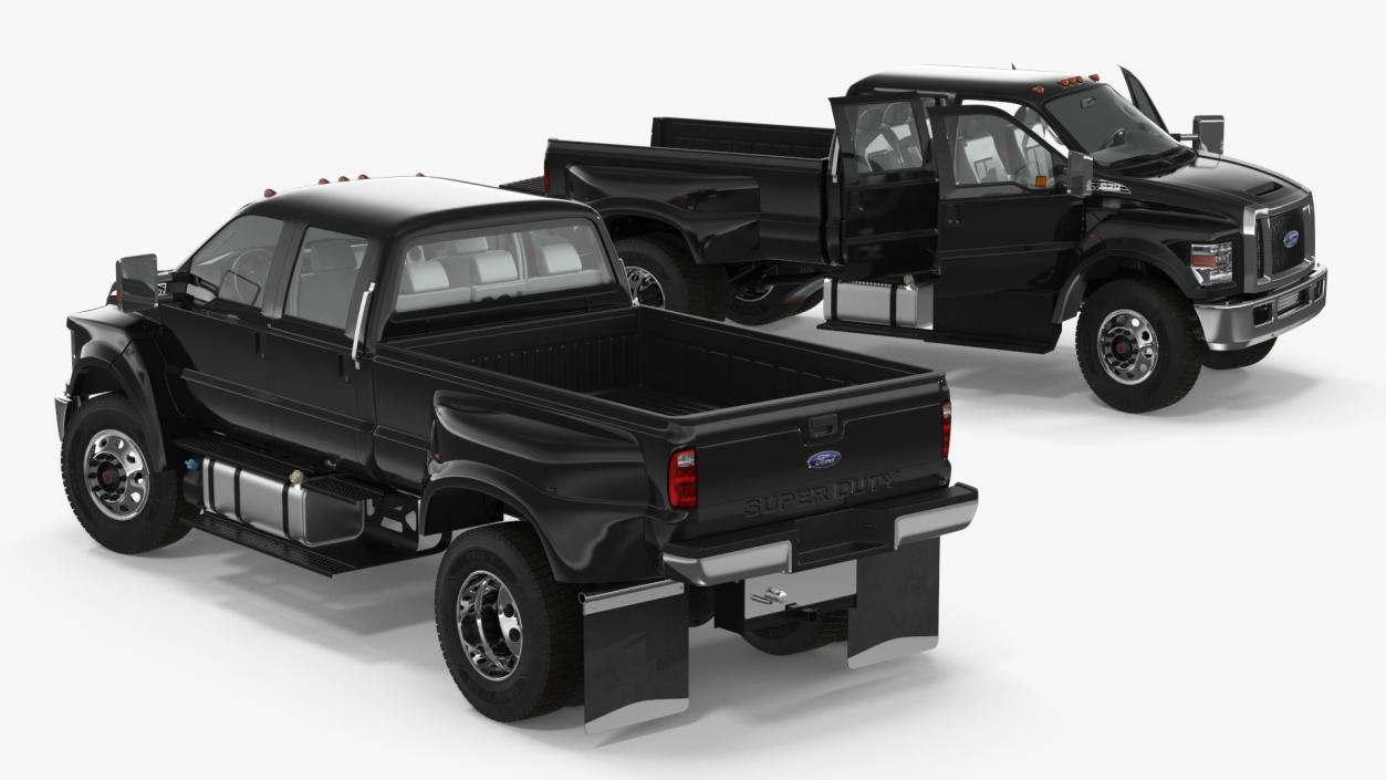 3D model Ford F-650 Supertrack Pickup Rigged