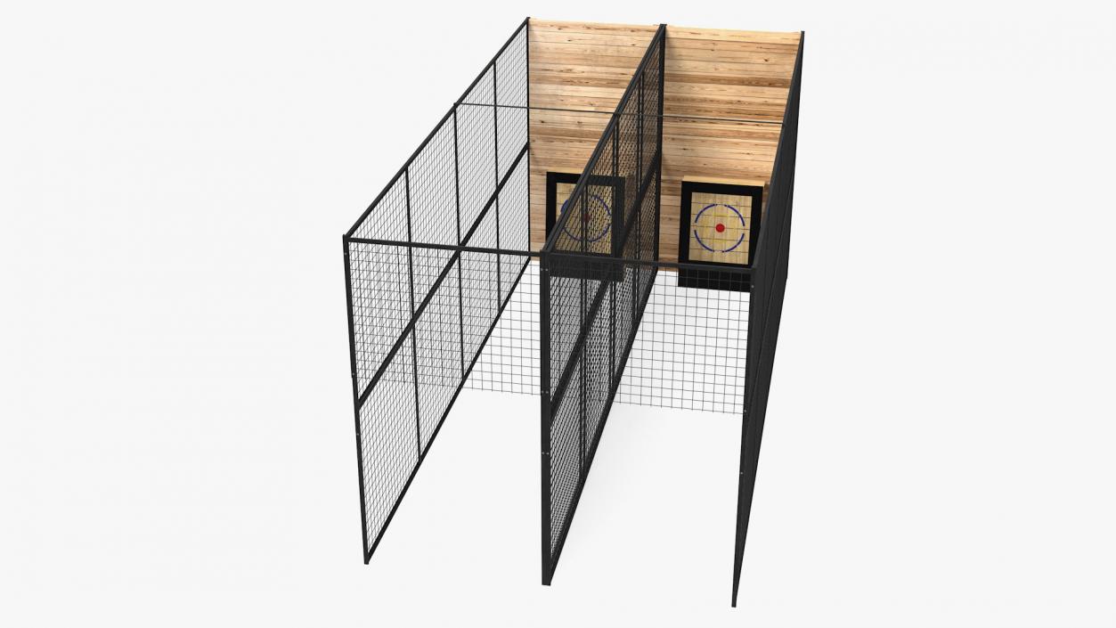 3D model Mobile Axe Throwing Range