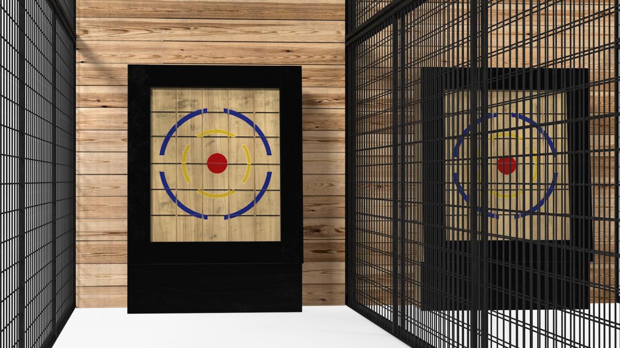 3D model Mobile Axe Throwing Range