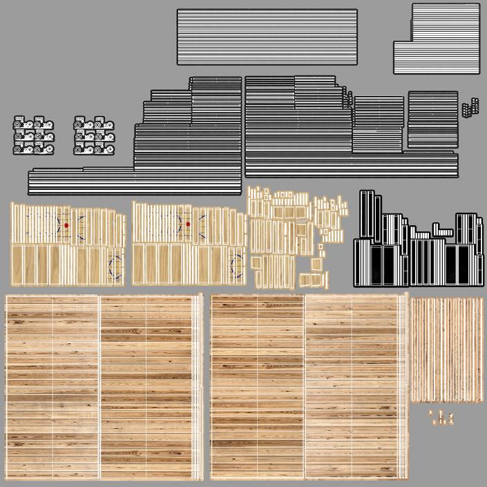 3D model Mobile Axe Throwing Range