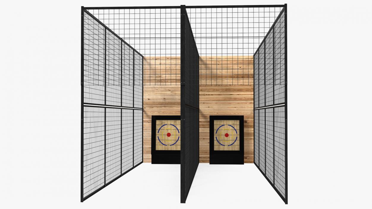 3D model Mobile Axe Throwing Range