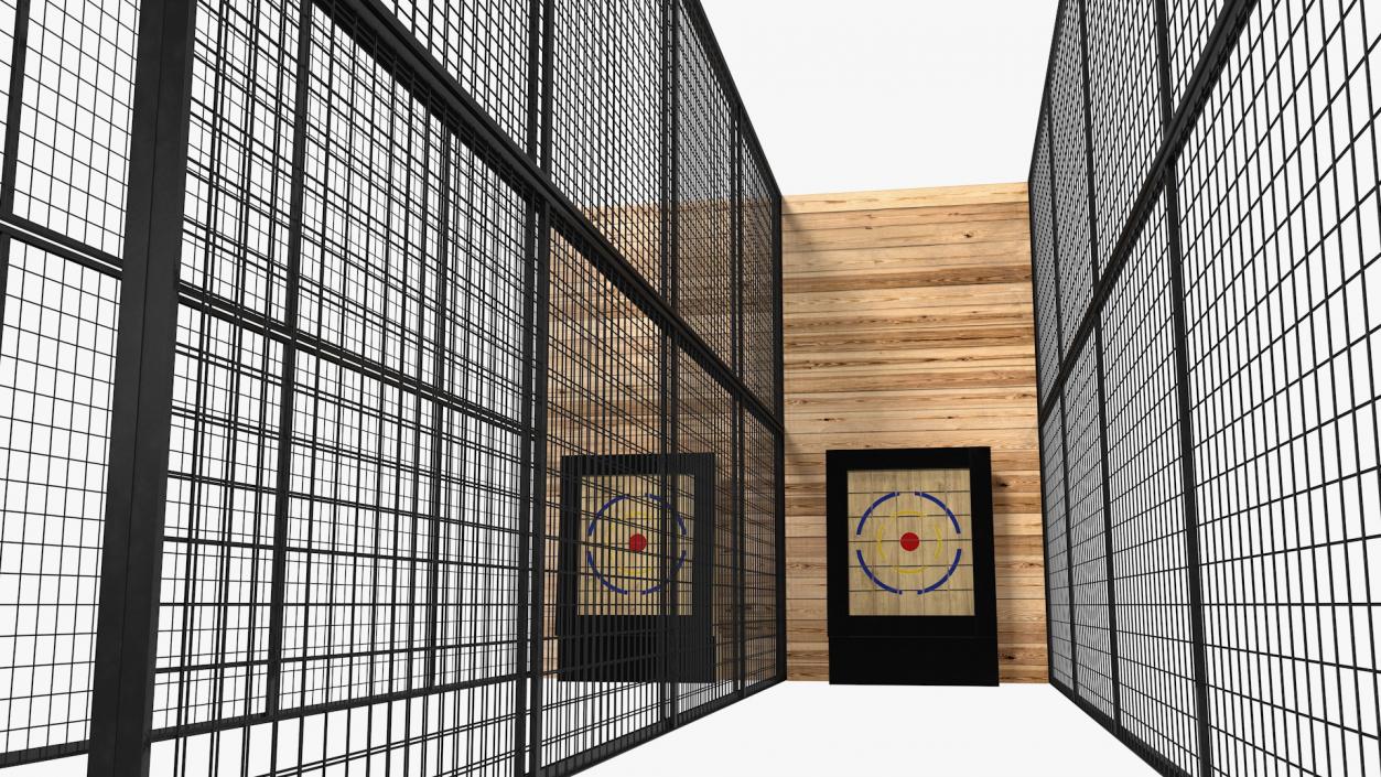 3D model Mobile Axe Throwing Range