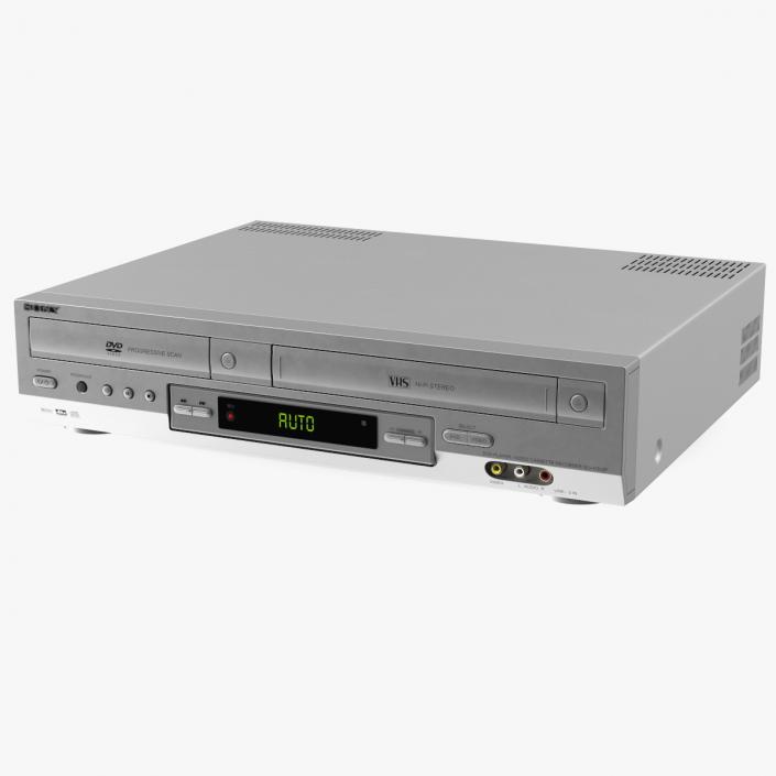 Sony SLV D300P Combo Player Video Cassette Recorder ON 3D model