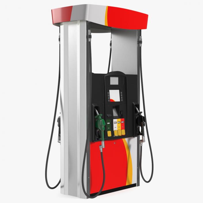 3D model Gas Pump 2