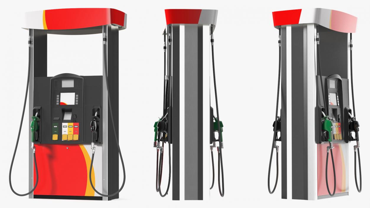 3D model Gas Pump 2