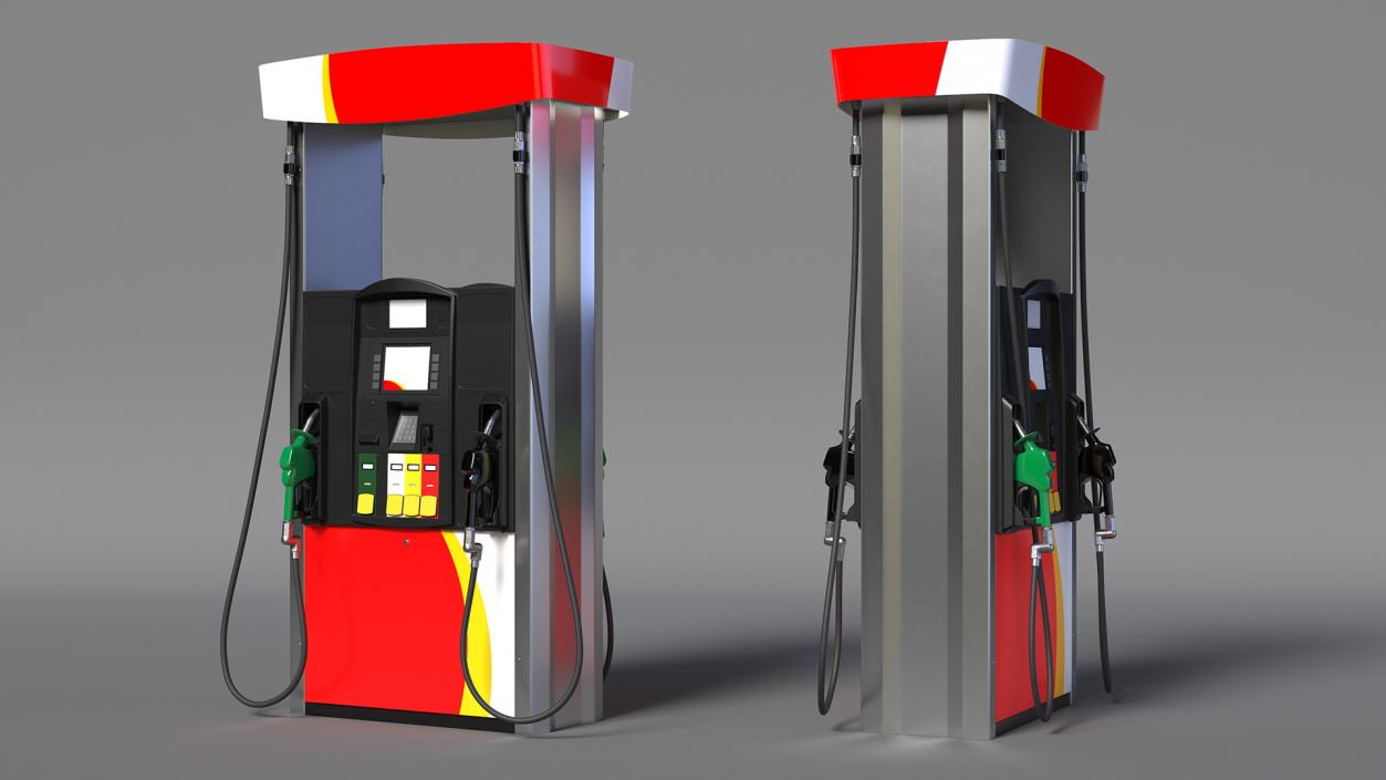 3D model Gas Pump 2