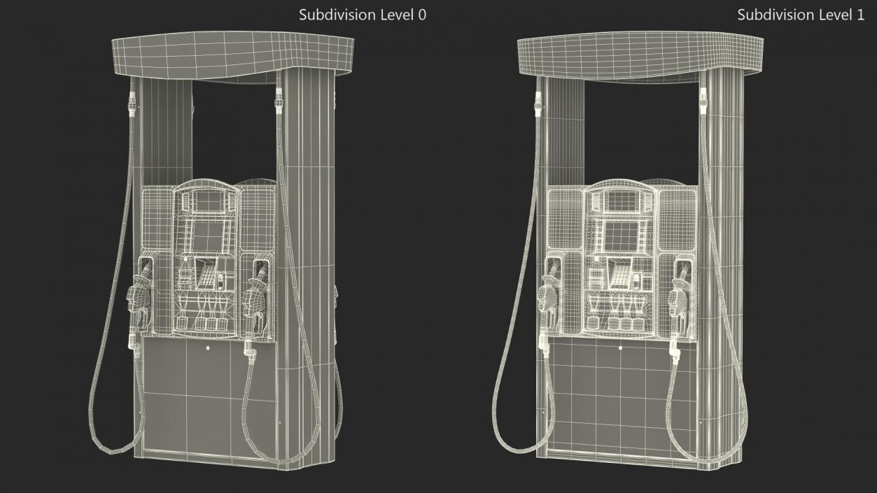 3D model Gas Pump 2