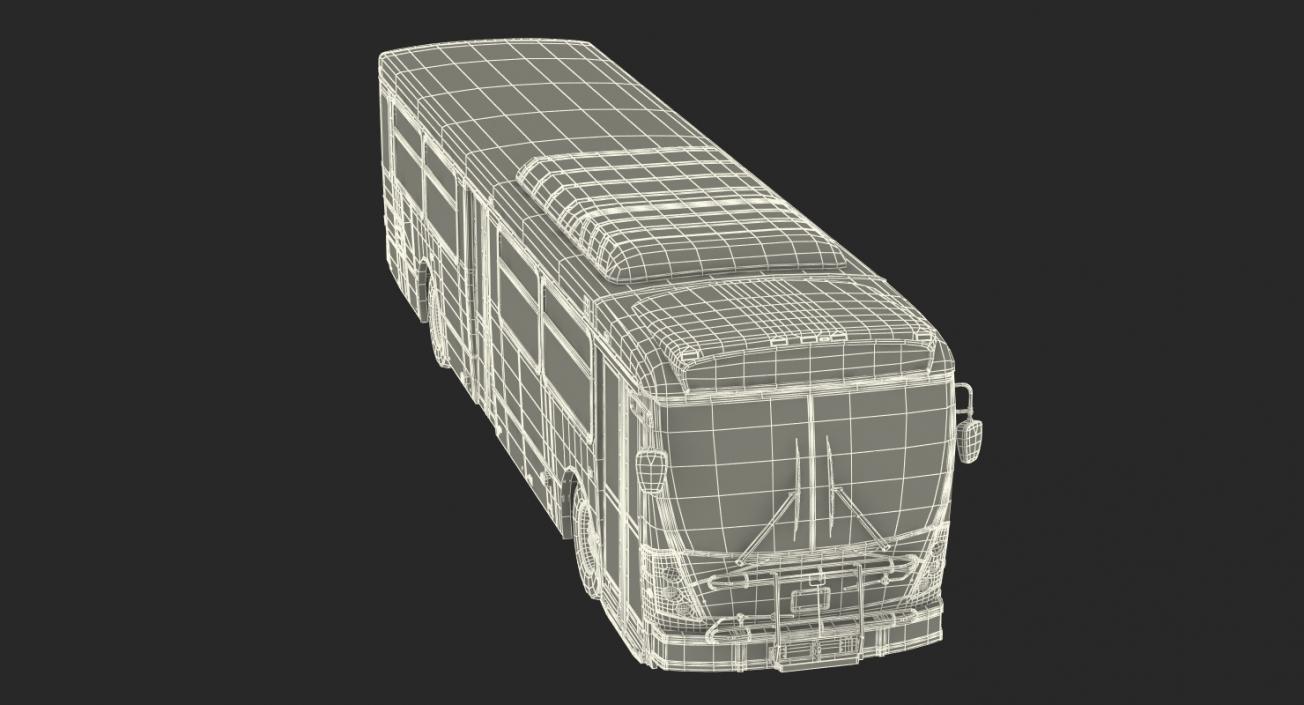 3D model Bus Nabi Model 416 Rigged