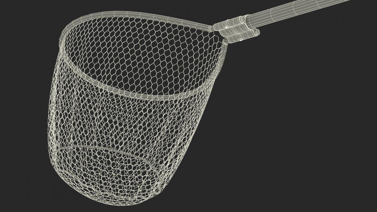 3D Sports Fishing Landing Net