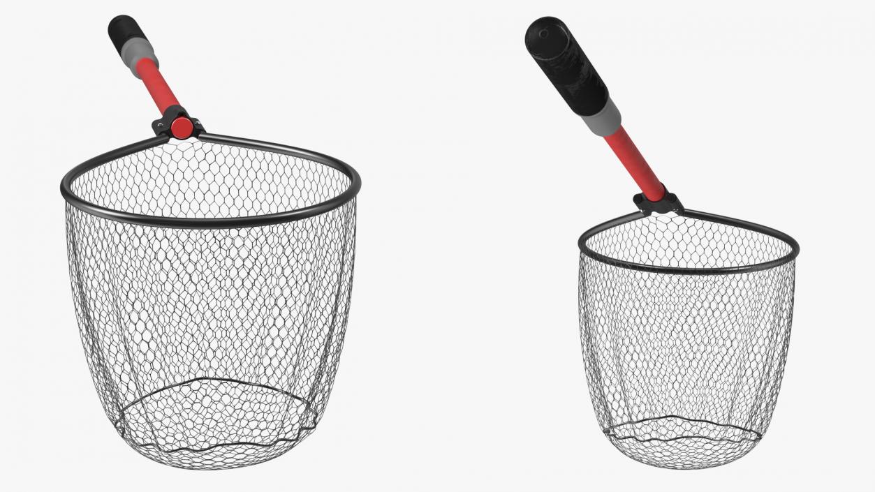 3D Sports Fishing Landing Net