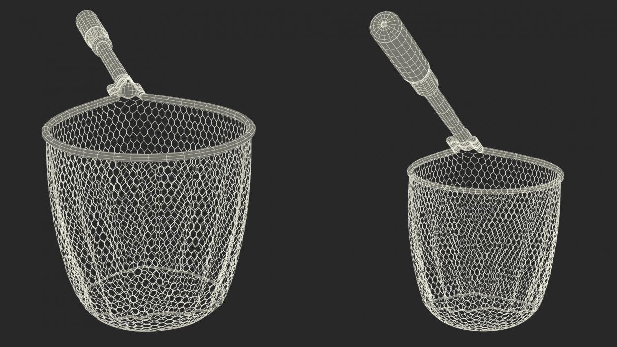 3D Sports Fishing Landing Net