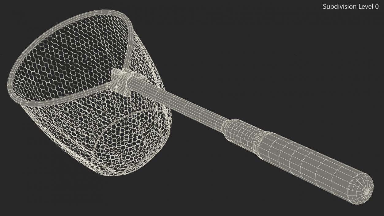 3D Sports Fishing Landing Net