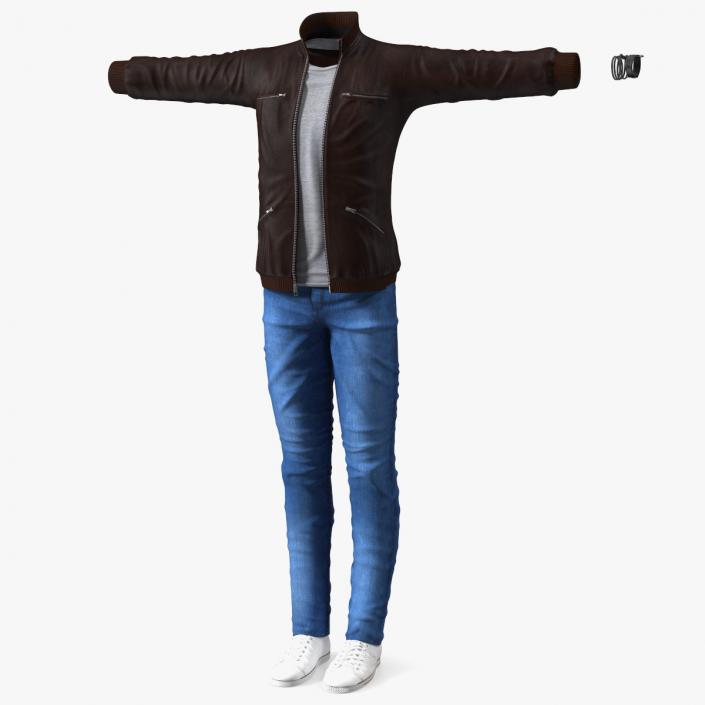 3D model Teenage Boy Street Outfit