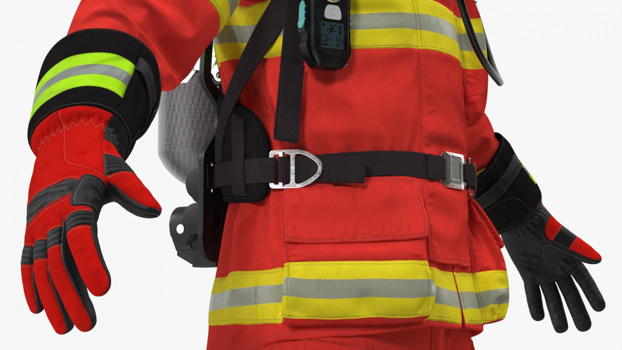 Rigged Firefighters Collection 2 3D