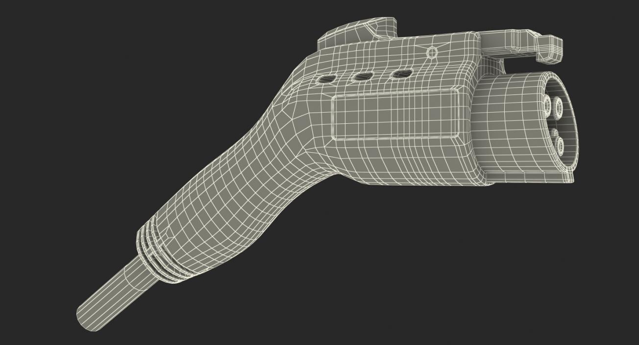 3D EV Charging Plug Socket model