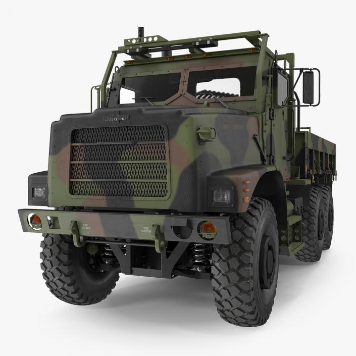 3D OshKosh MTVR MK23 6x6 Cargo Truck model