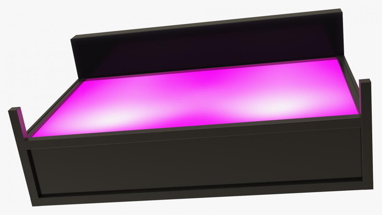 3D DJ Stand with Purple Lighting 2