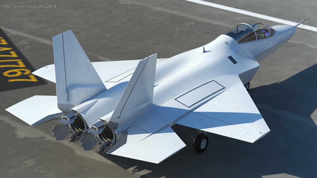 3D Mitsubishi X2 Shinshin Aircraft