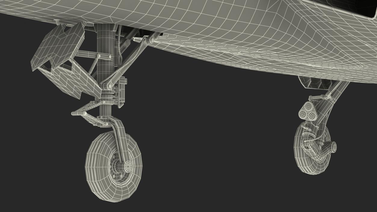 3D Mitsubishi X2 Shinshin Aircraft