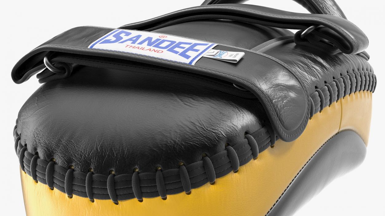 3D Sandee Curved Thai Leather Kick Pads