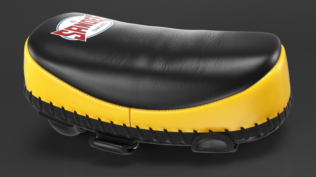 3D Sandee Curved Thai Leather Kick Pads