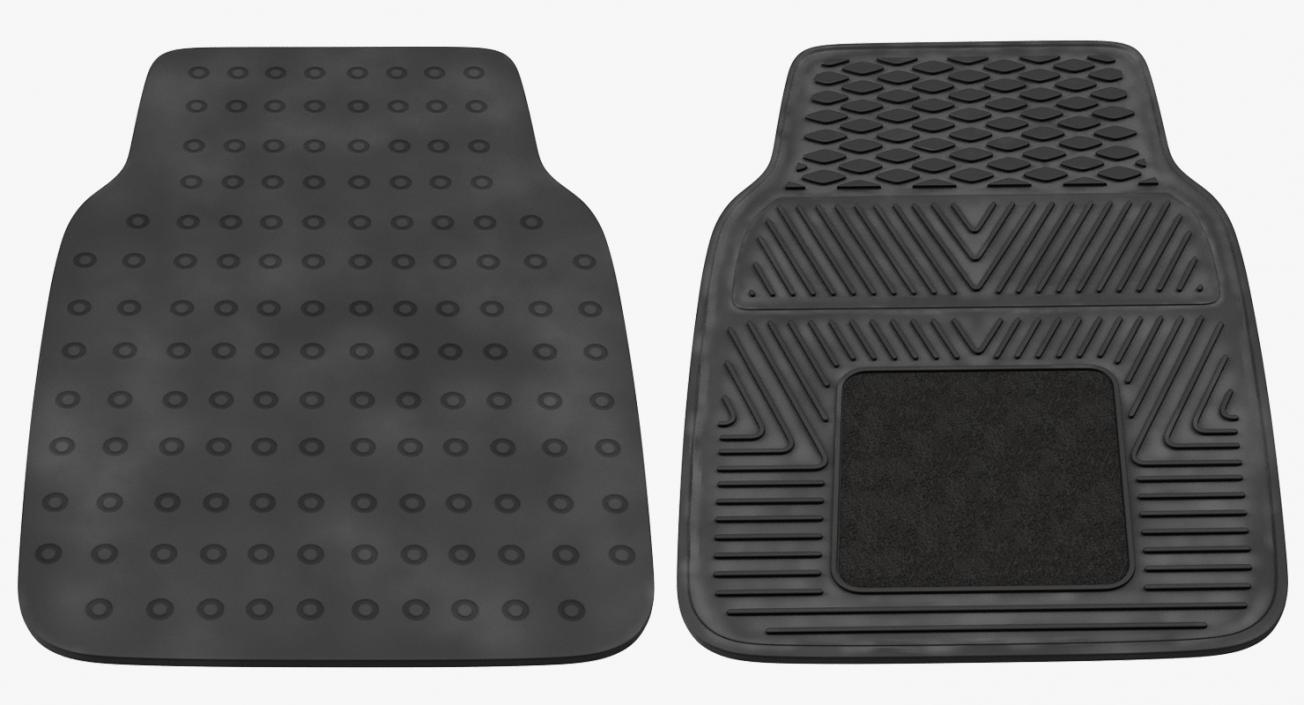 3D model Car Floor Rubber Mat