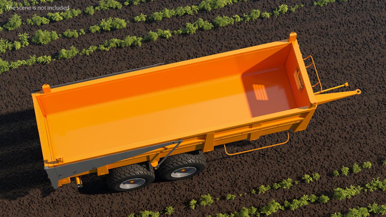 3D model Body Tipper Trailer Clean