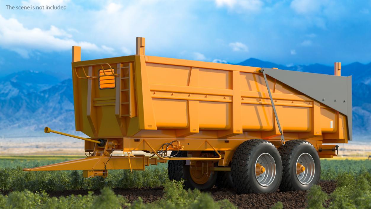 3D model Body Tipper Trailer Clean