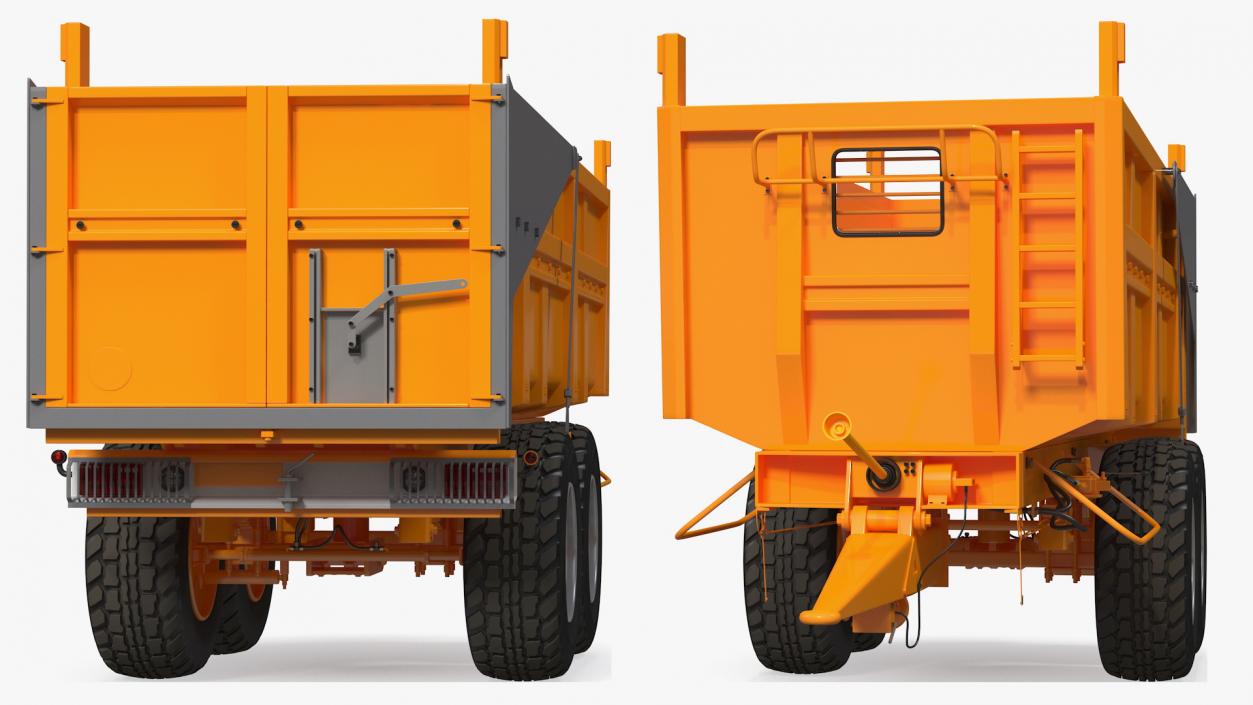 3D model Body Tipper Trailer Clean