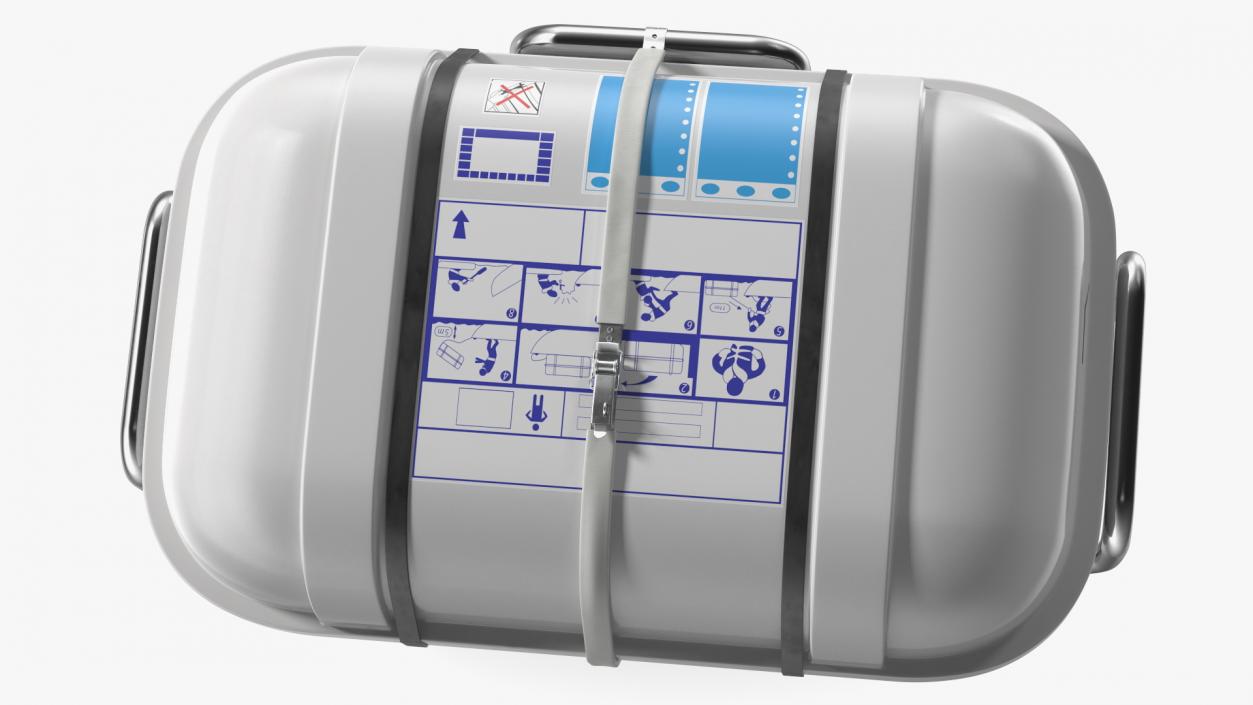 Standard Life Raft  Container 3D model