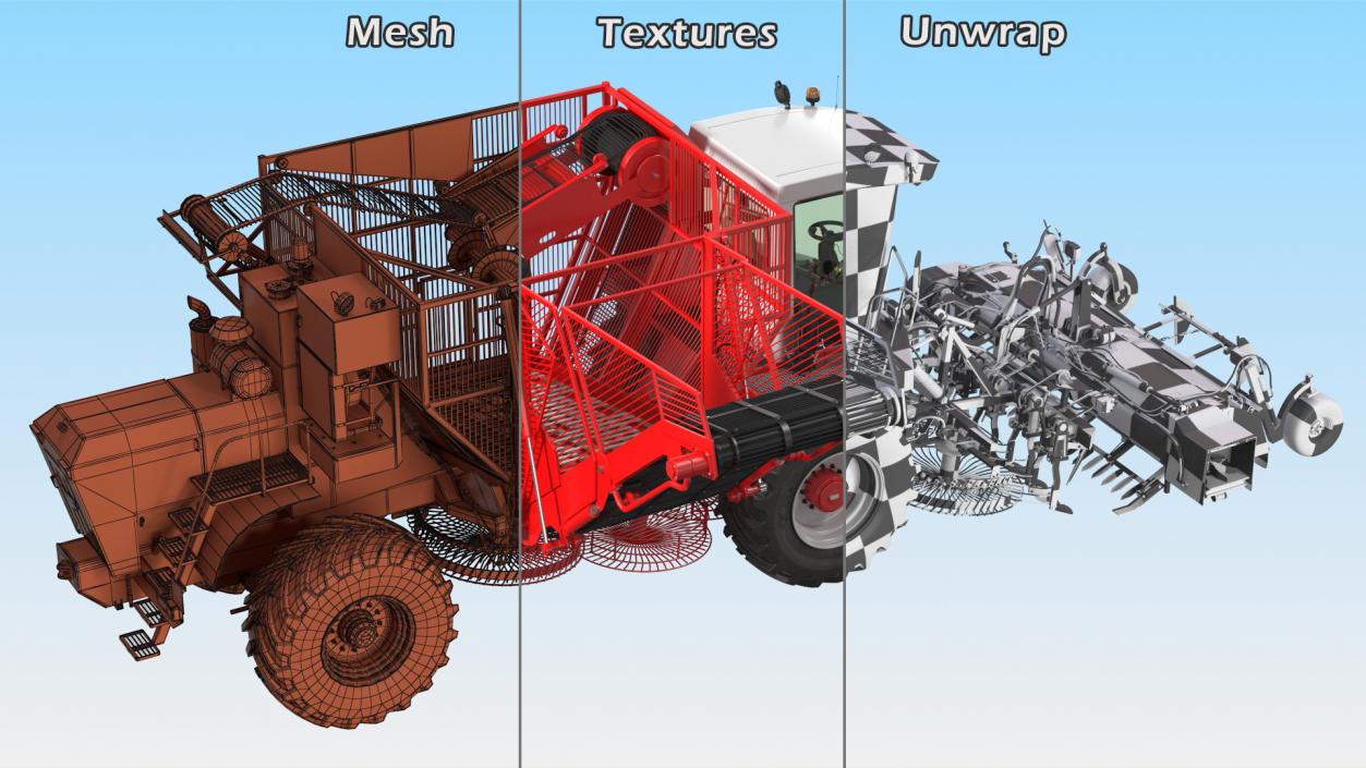 3D Vervaet 17T Self Propelled Beet Harvester