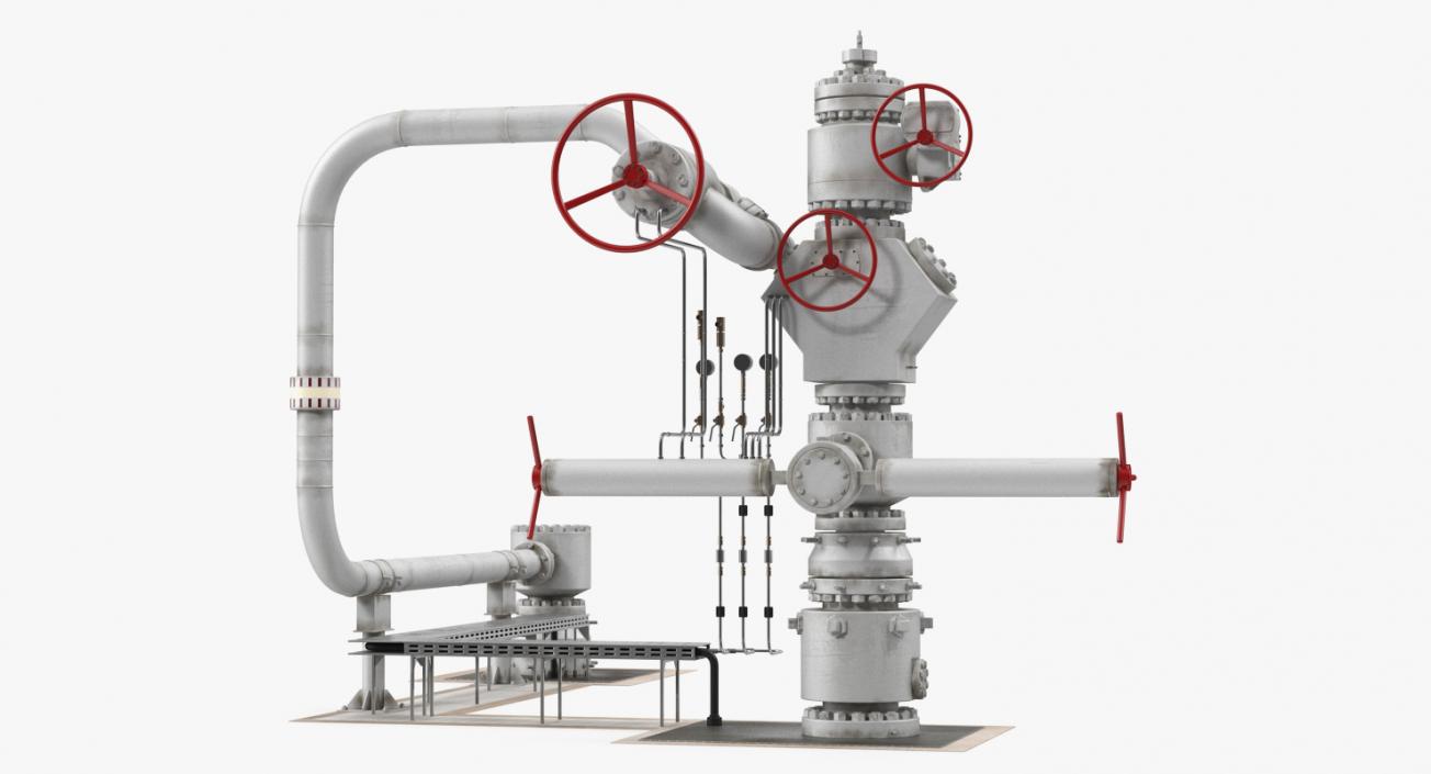 Oil Wellhead 2 3D model