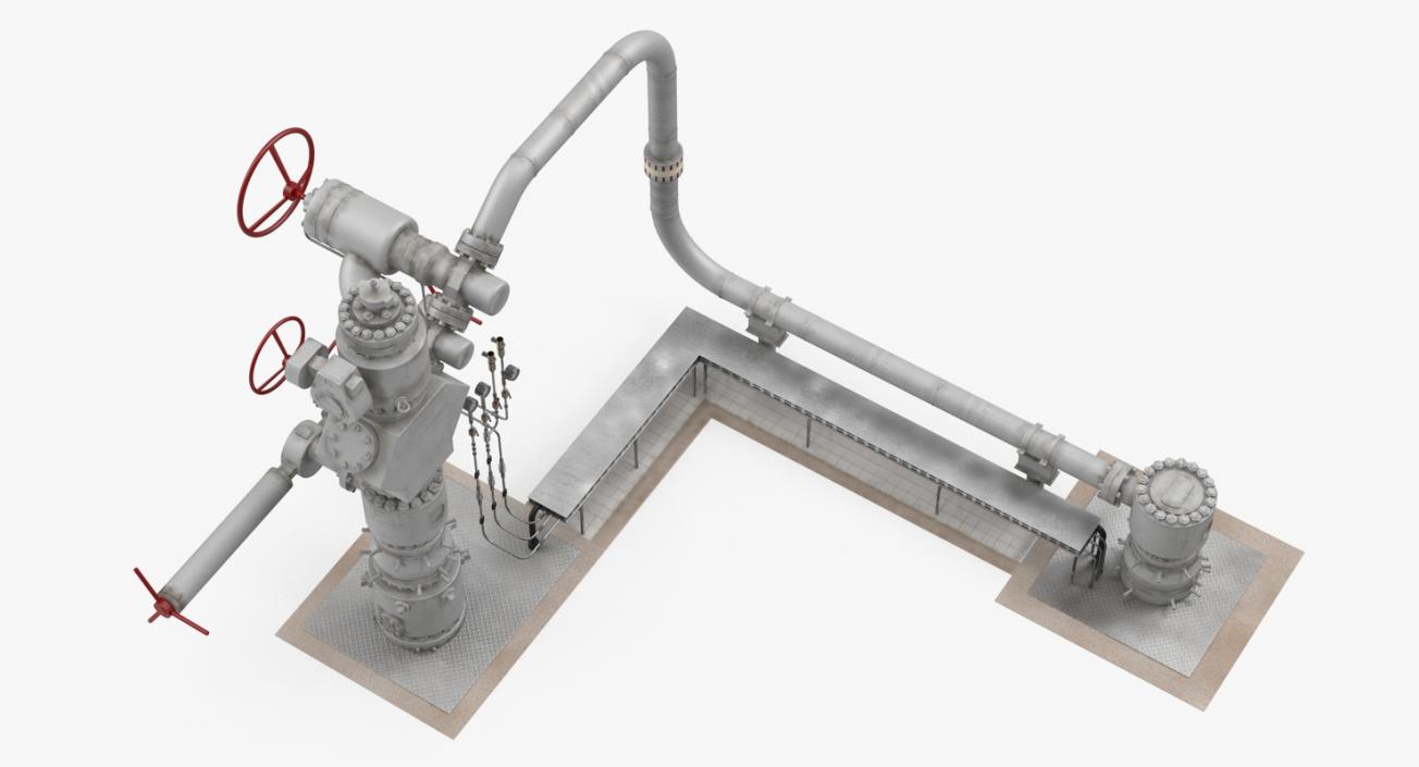 Oil Wellhead 2 3D model