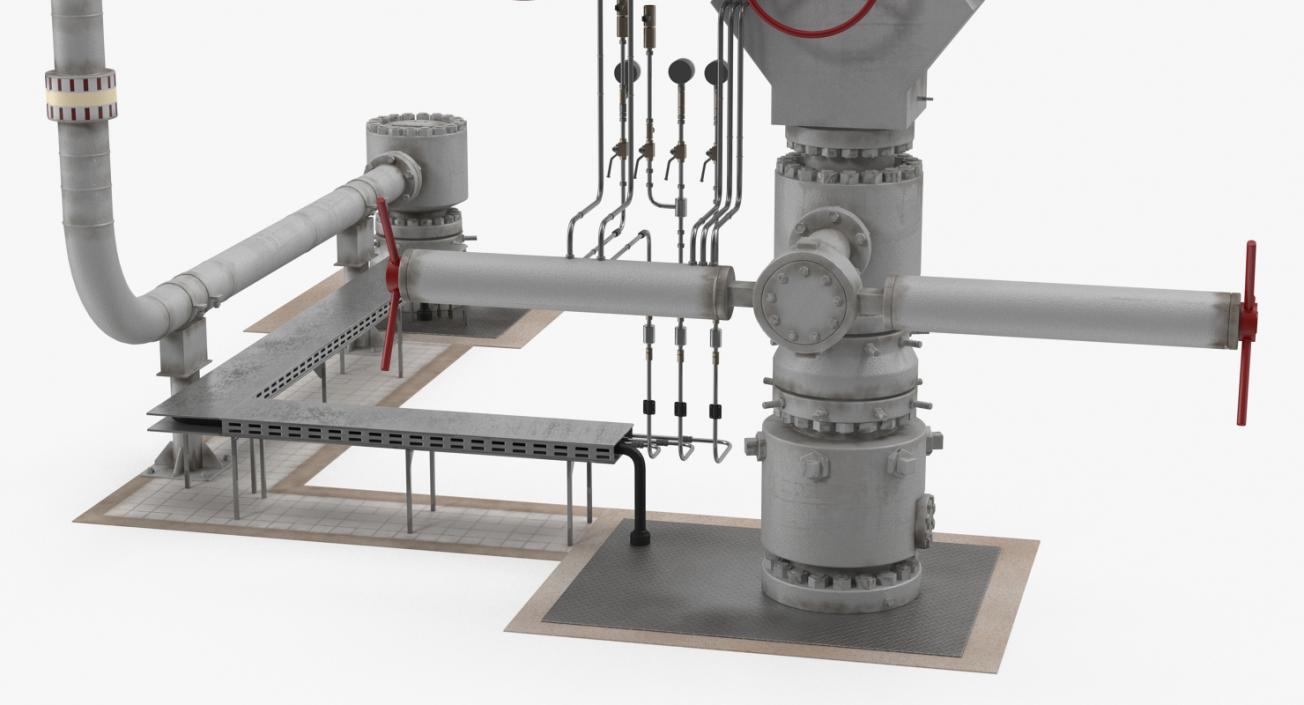 Oil Wellhead 2 3D model