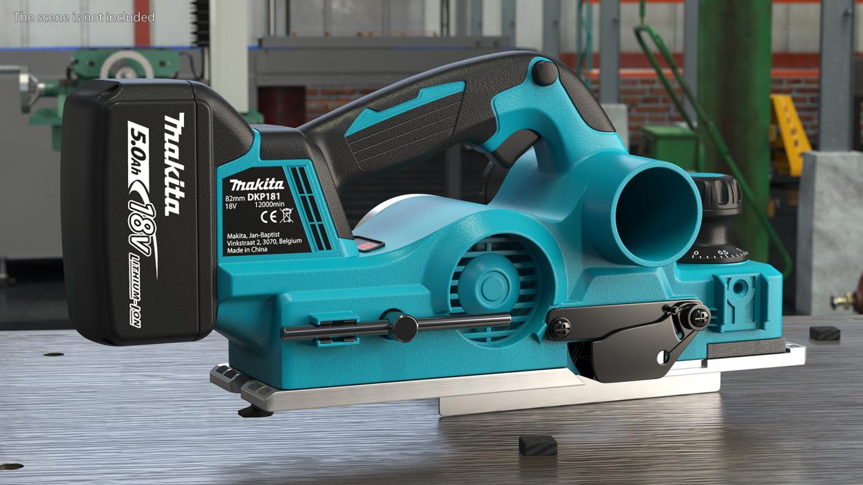 Makita DKP181 18V Brushless Planer 82mm 3D model