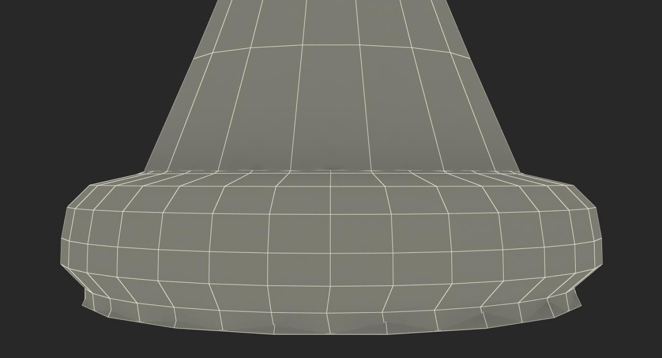 3D Fur Cone Party Hat model