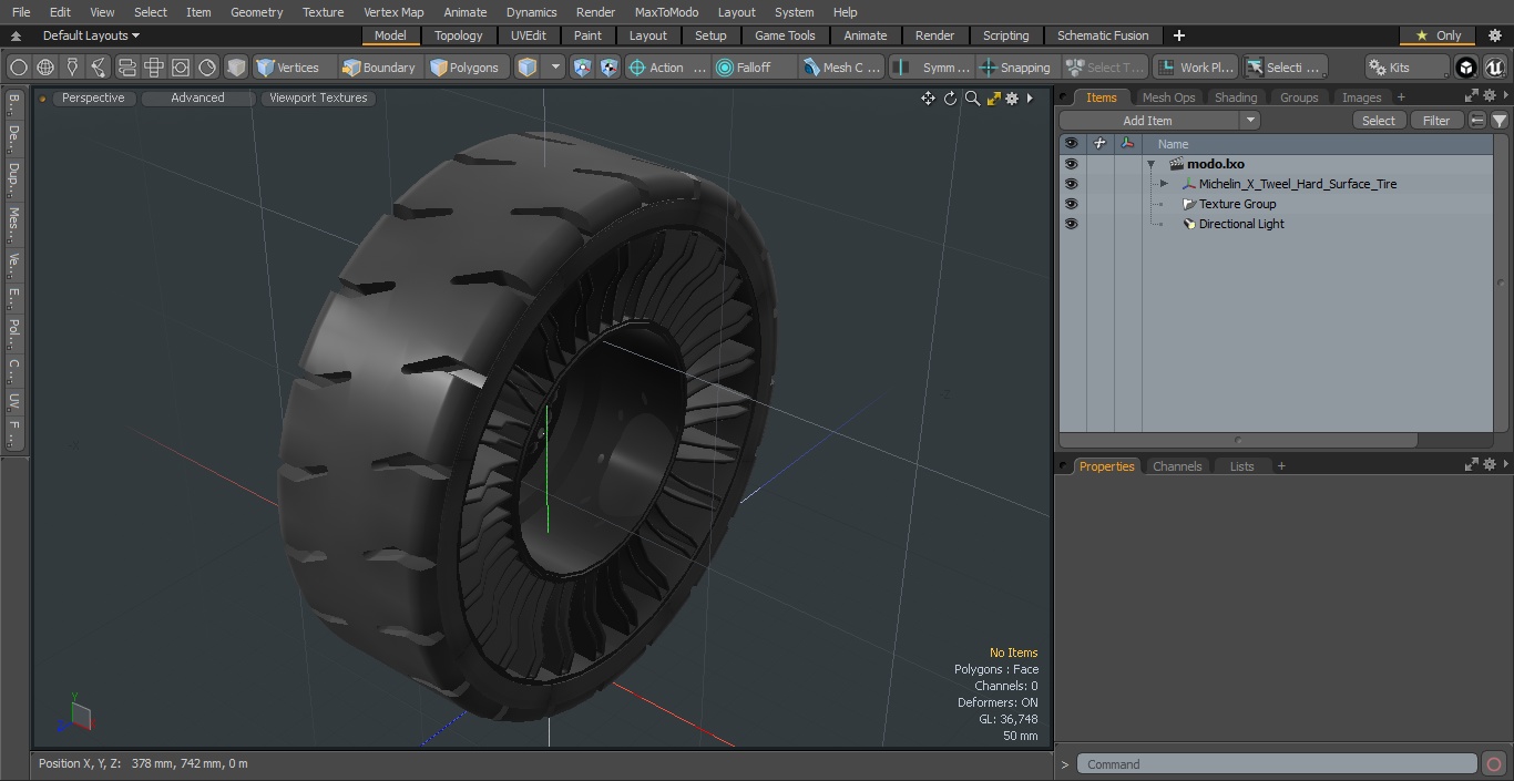 Michelin X Tweel Hard Surface Tire(1) 3D