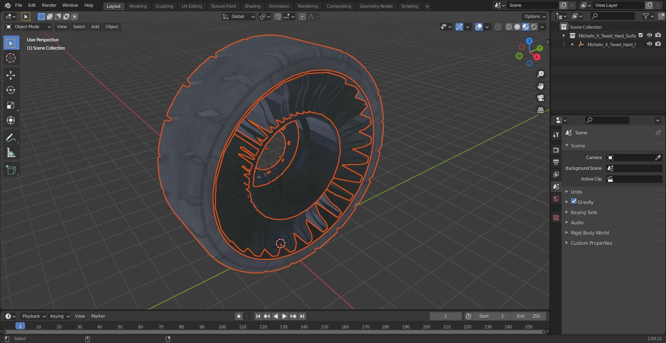 Michelin X Tweel Hard Surface Tire(1) 3D