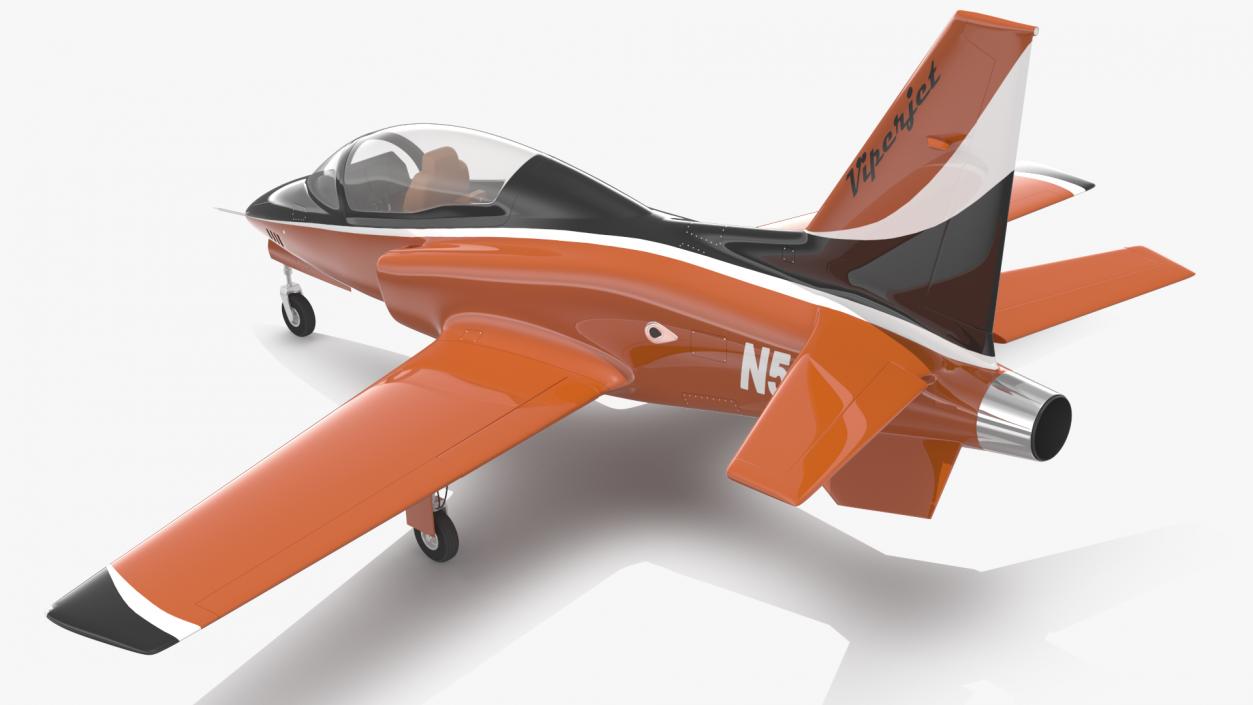 3D Single-Engine Sport Aircraft ViperJet Rigged for Cinema 4D model