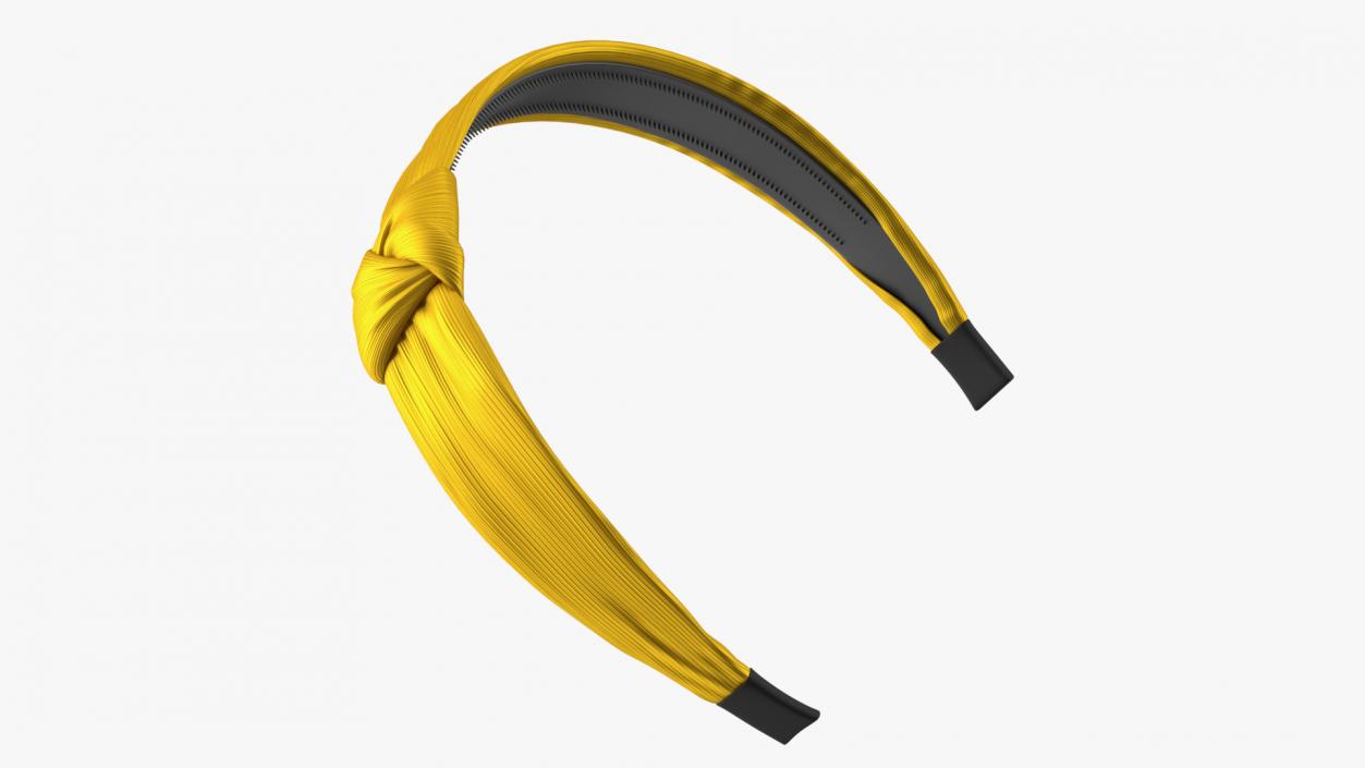 3D Thick Headband Yellow