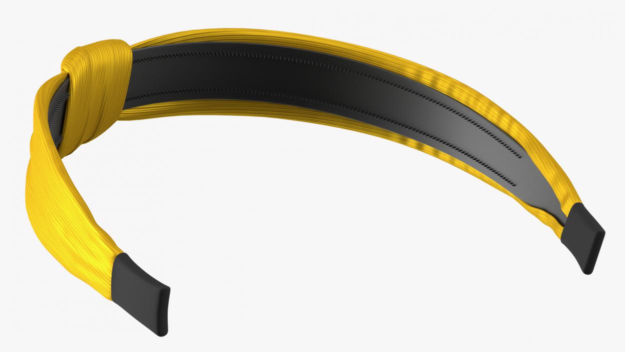 3D Thick Headband Yellow